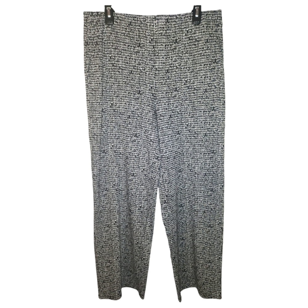 Black and white dress pants
